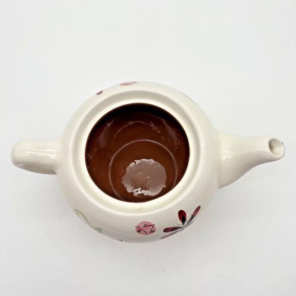 Stangl Pottery Carnival Tea Pot 4.5" MCM Pink Green Black NO LID - Picture 5 of 12